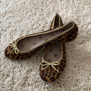 Boden Leopard Print Flats. Never worn.